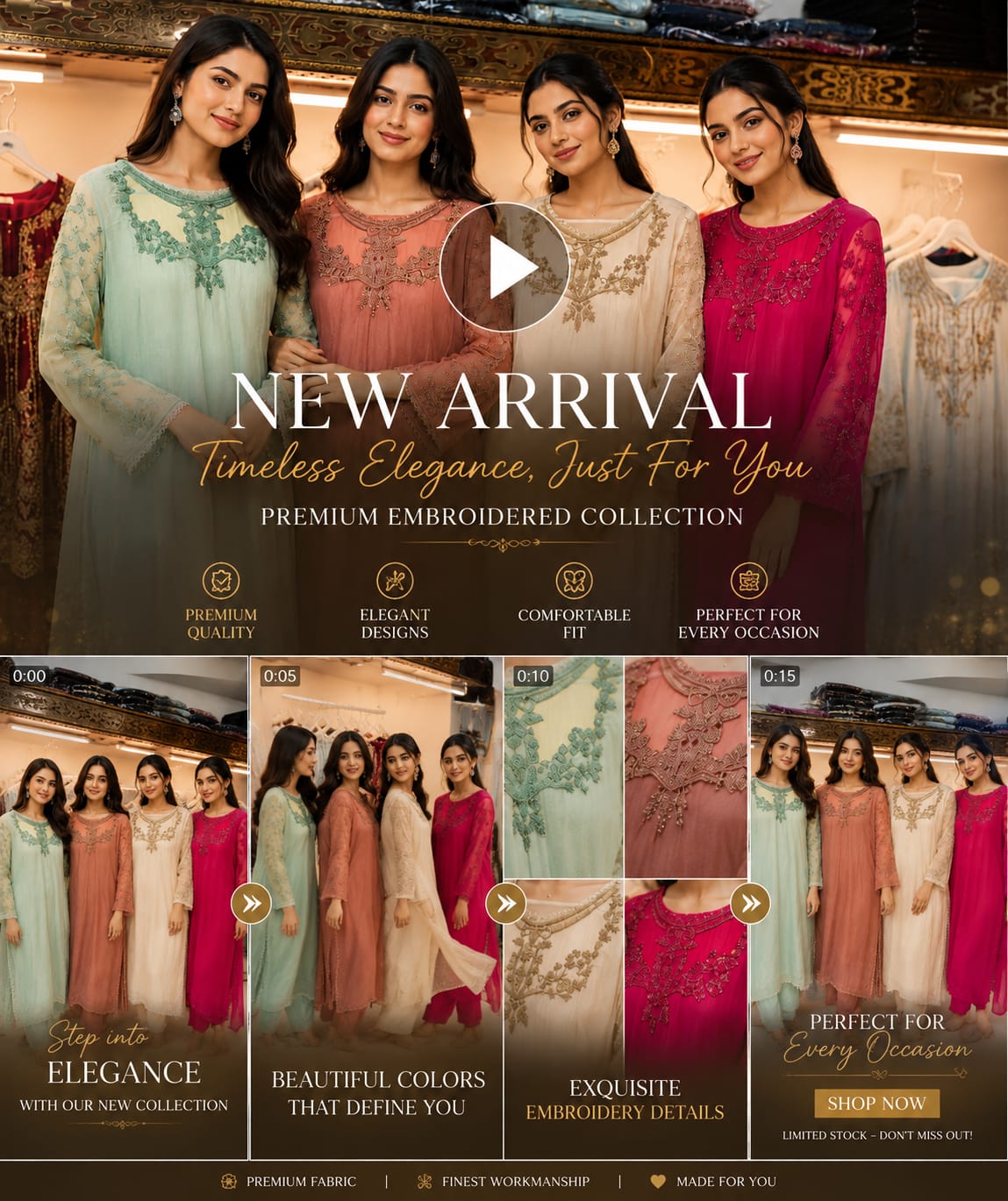 Premium Cotton Ensemble