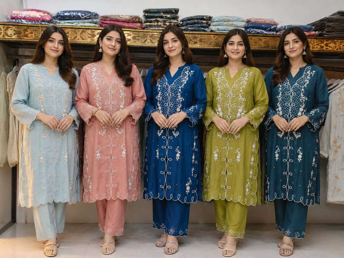 Traditional Embroidered Suit