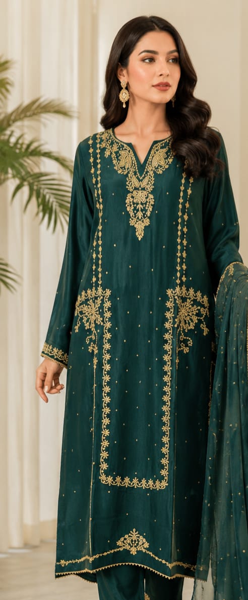 Regal Chiffon Suit